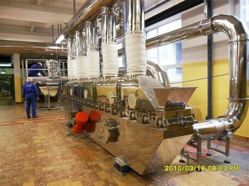 último caso de la compañía sobre Aplicación de secador de lecho fluidizado vibratorio para secado continuo de gránulos en Austria