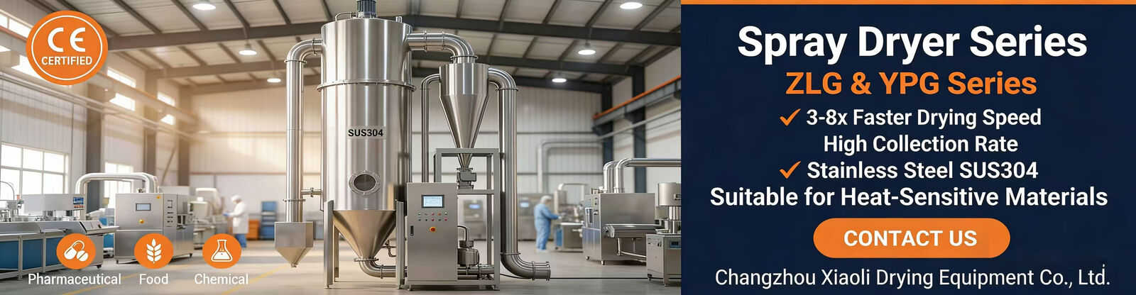 Secador de espray de la presión