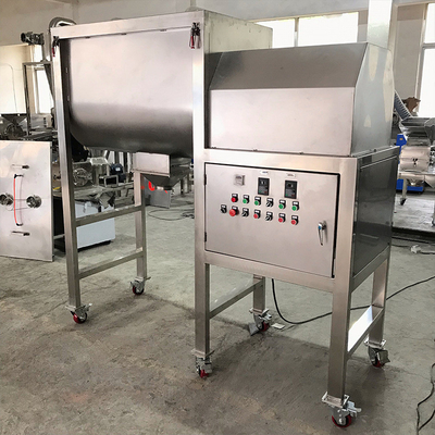 mezclador horizontal de la cinta de la paleta doble comercial del polvo del pigmento del polvo del condimento de la especia de 5.5kw 500L
