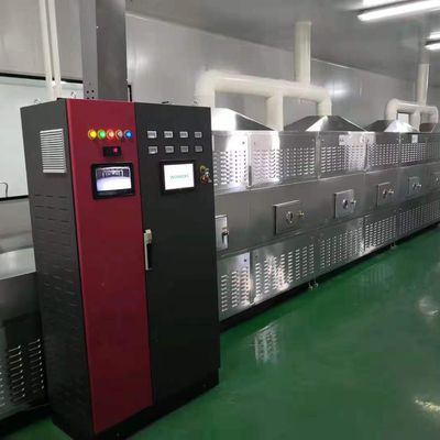túnel Oven Industrial Drying Machine de la microonda del polvo de 48-60kg/H Kava