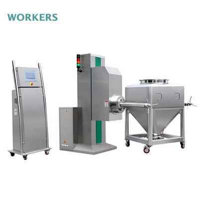 Calidad  PLC Touch Screen 1000L Lifting Hopper IBC Bin Mixer For Nutraceuticals fábrica