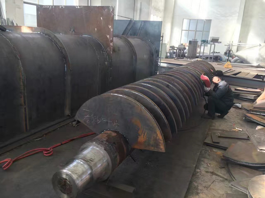 10rpm a la secadora hueco del barro del ahorro de la energía del secador de la paleta de 25rpm 4KW