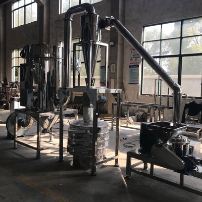 Pulverizador farmacéutico de acero inoxidable 304 de la máquina de pulir del molino de martillo de las sustancias químicas