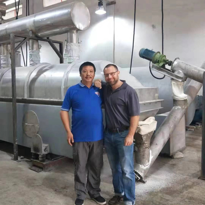 equipo de sequía farmacéutico horizontal de una sustancia química más seca de la cama flúida de la vibración 450V