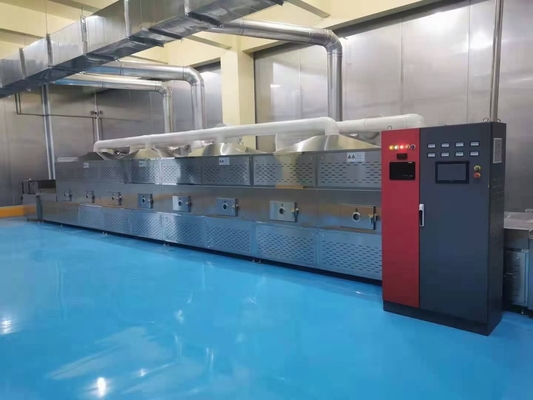 túnel Oven Industrial Drying Machine de la microonda del polvo de 48-60kg/H Kava