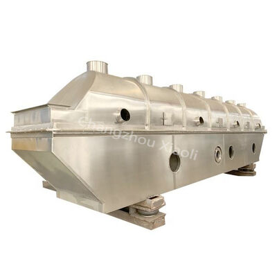 Secador vibrante inoxidable de lecho fluidizado para materiales granulares frágiles e irregulares