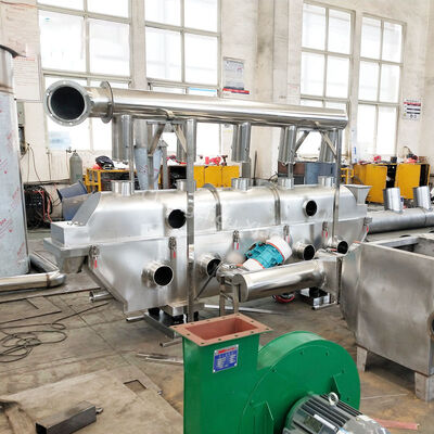 Secador vibratorio de lecho fluidizado serie ZLG para secado industrial continuo