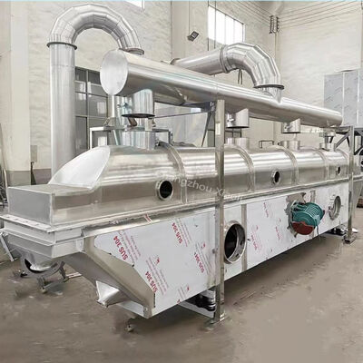 Secador vibratorio de lecho fluidizado serie ZLG para secado industrial continuo