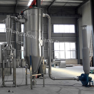 Secador de destello rápido SUS304/316L del acero inoxidable rotatorio para el proceso químico