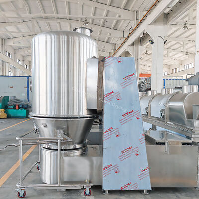 Secador de lecho de fluidos industrial FBD Equipo farmacéutico API en polvo para secado de deshidratación continua