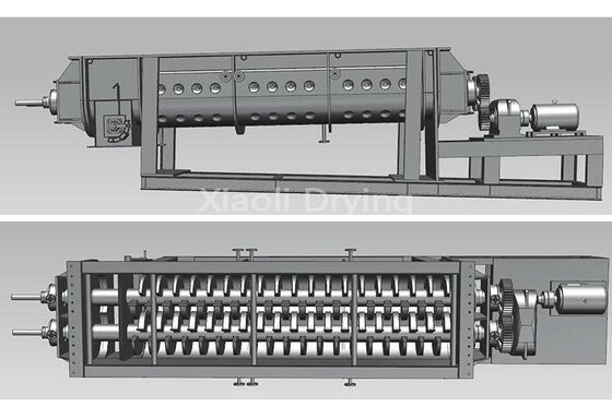Secador de paletas huecas para polvos farmacéuticos serie KJG con tiempo de secado ajustable