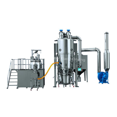 Operación libre de polvo de la transformación de alimentos del granulador del secador de lecho fluidizado del acero inoxidable 316L
