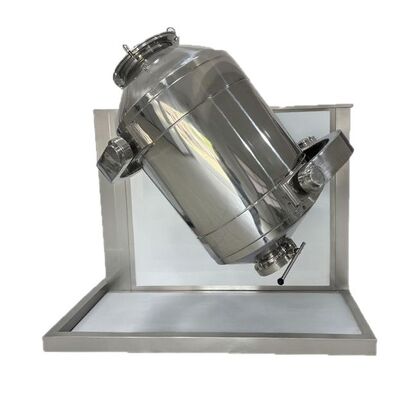 Mezclador 3D Industrial Vibratorio para Homogeneización de Polvo Químico y Control de Polvo