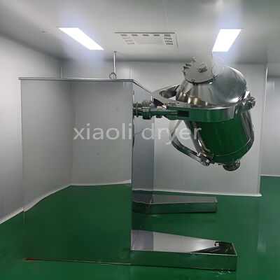 Mezclador de polvo 3D de lotes con segregación reducida y alta uniformidad de mezcla
