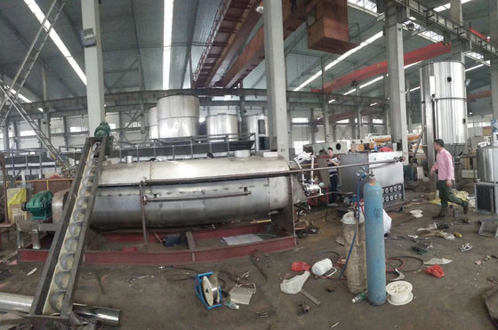 10rpm a la secadora hueco del barro del ahorro de la energía del secador de la paleta de 25rpm 4KW