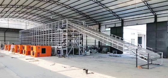 Secadora industrial de la correa de la capacidad grande del secador de la circulación continua del aire caliente