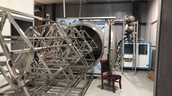 380V secadora de la baja temperatura del secador 48KW del vacío de la microonda del PLC HMI