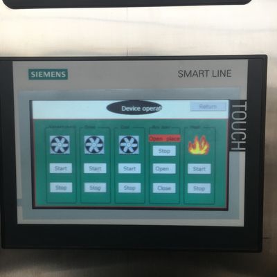 Máquina más seca vegetal del deshidratador del equipo del secado al vacío de la microonda del gabinete