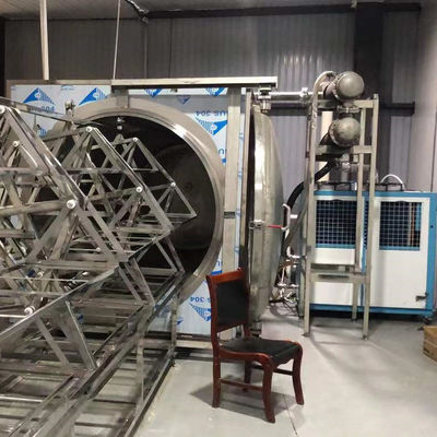 horno de microondas rotatorio del vacío 48kw