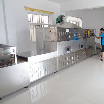 secadora industrial del túnel de la correa de 1000m m del esterilizador más seco continuo de la microonda