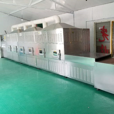 secadora industrial del túnel de la correa de 1000m m del esterilizador más seco continuo de la microonda